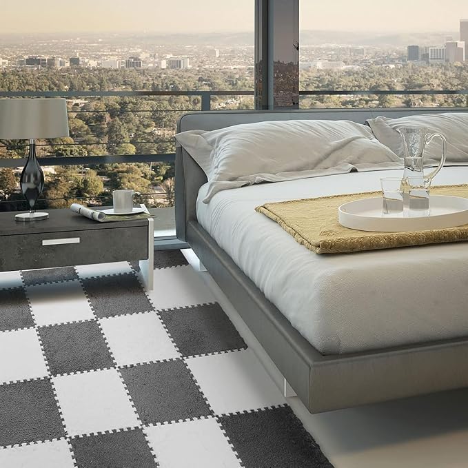 Interlocking Carpet Tiles Mat (6pc)