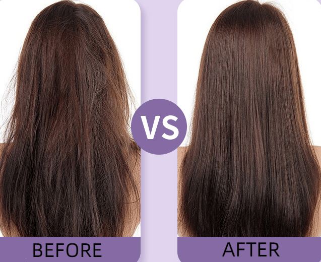 Rechargeable Cordless Hair Straightener Brush – Portable Mini Comb for Smooth & Frizz-Free Hair